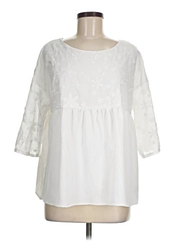 Shein 3/4 Sleeve Blouse (view 1)