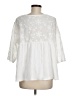 Shein 100% Polyester White 3/4 Sleeve Blouse Size 6 - photo 2