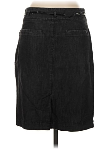 Kenneth Cole New York Denim Skirt (view 2)