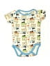 Lamaze 100% Cotton Print Ivory Short Sleeve Onesie Size 6-9 mo - photo 1