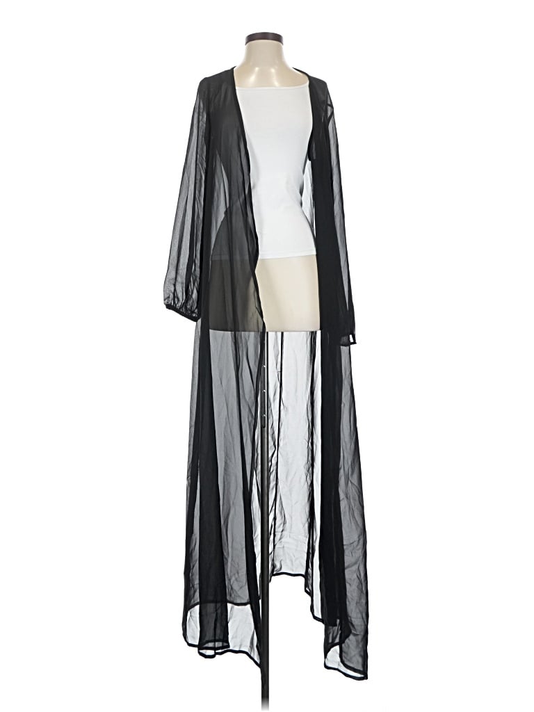 Pre-owned Asos Design Swimsuit Cover Up In Black