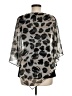 Frank Lyman Design 100% Polyester Silver Tan Poncho Size 8 - photo 2