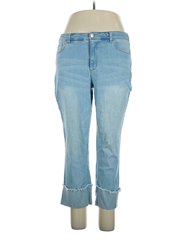 Pre-owned Susan Graver Jeans In Blue