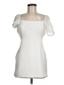 Unbranded 100% Polyester White Cocktail Dress Size M - photo 1