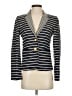 J.Crew Stripes Blue Blazer Size 2 - photo 1
