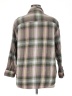 Old Navy 100% Cotton Plaid Gray 3/4 Sleeve Button-Down Shirt Size XL - photo 2