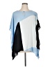 Vince Camuto 100% Polyester Color Block Blue 3/4 Sleeve Blouse Size 1X - photo 1