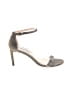 Stuart Weitzman Silver Gold Sandals Size 9 1/2 - photo 1