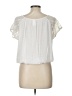 Topia 100% Cotton White Short Sleeve Blouse Size L - photo 2