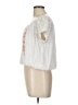 Topia 100% Cotton White Short Sleeve Blouse Size L - photo 5
