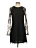 The Letter 100% Nylon Black Long Sleeve Top Size S - photo 1