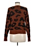 Vestidos Animal Print Brown Pullover Sweater Size M - photo 2