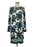 PREMISE Paisley Teal Casual Dress Size M - photo 1