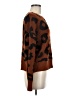 Vestidos Animal Print Brown Pullover Sweater Size M - photo 4