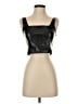 Pink Rose 100% Polyester Black Sleeveless Top Size S - photo 1