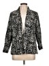 Elementz 100% Polyester Animal Print Black Blazer Size L - photo 1