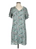 Unbranded 100% Polyester Paisley Teal Casual Dress Size S - photo 1