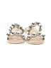 A New Day Silver Ivory Sandals Size 5 1/2 - photo 2