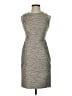J. Mendel Tweed Gray Cocktail Dress Size 2 - photo 1
