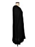 Annabelle Solid Black Casual Dress Size L - photo 4