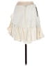 Do & Be 100% Polyester Solid Ivory Silver Casual Skirt Size L - photo 2