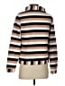 Dudley Stephens 100% Polyester Stripes Brown Orange Turtleneck Sweater Size XS - photo 2