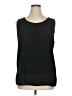 Halogen 100% Polyester Black Sleeveless Blouse Size XL - photo 1