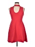 Express Solid Red Casual Dress Size L - photo 1