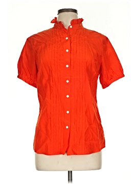 Lands' End Short Sleeve Silk Top