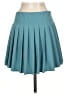 Unbranded Solid Teal Casual Skirt Size L - photo 2