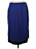 Grace Elements Color Block Blue Casual Skirt Size 4 - photo 2