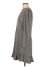 Ann Taylor LOFT Houndstooth Gray Casual Dress Size 6 - photo 5