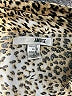 Amuse Society Animal Print Tan 3/4 Sleeve Button-Down Shirt Size S - photo 7