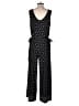 Max Studio Hearts Black Jumpsuit Size M - photo 2