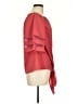 Unbranded 100% Polyester Red Pink 3/4 Sleeve Blouse Size L - photo 4