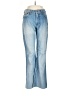 pure color Hearts Blue Jeans Size 27 waist - photo 1