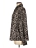 Dress Forum 100% Polyester Animal Print Black Long Sleeve Blouse Size M - photo 5