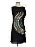 BCBGMAXAZRIA Graphic Black Cocktail Dress Size S - photo 1