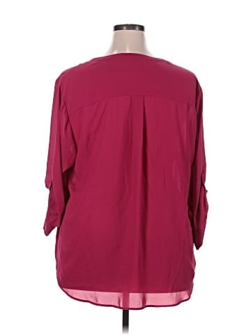 Torrid 3/4 Sleeve Blouse (view 2)