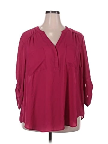 Torrid 3/4 Sleeve Blouse (view 1)