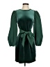 LDT Solid Green Cocktail Dress Size 4 - photo 1