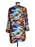 Hermanny Blue 3/4 Sleeve Blouse Size M - photo 2