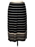 Max Studio Stripes Black Casual Skirt Size L - photo 1