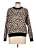 T Tahari Animal Print Tan Pullover Sweater Size L - photo 1