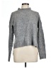 Ambiance Apparel Solid Gray Turtleneck Sweater Size L - photo 1