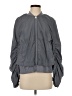Athleta 100% Polyester Solid Gray Windbreaker Size S - photo 1