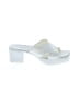 Jeffrey Campbell White Sandals Size 10 - photo 1