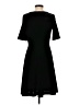 Lands' End Solid Black Casual Dress Size S - photo 2