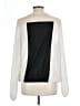Charming Charlie 100% Polyester Color Block Ivory Long Sleeve Blouse Size L - photo 2