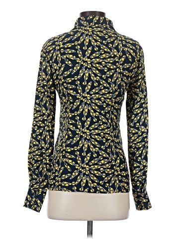 Tucker Long Sleeve Silk Top (view 2)